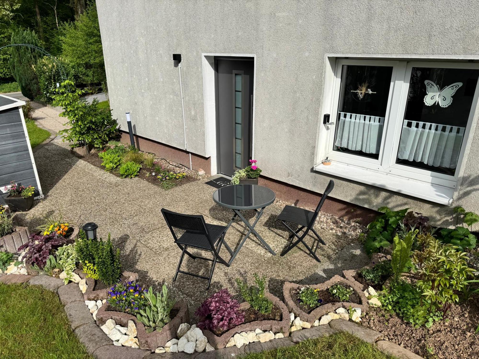 Ferienwohnung Am Waldesrand ブロムベルク エクステリア 写真